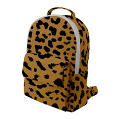 Animal Print - Leopard Jaguar Dots Flap Pocket Backpack (large) by ConteMonfrey
