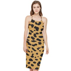 Animal Print - Leopard Jaguar Dots Bodycon Cross Back Summer Dress by ConteMonfrey