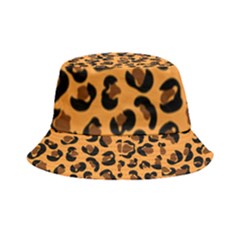 Orange Leopard Jaguar Dots Inside Out Bucket Hat by ConteMonfrey