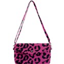 Leopard Print Jaguar dots pink neon Removable Strap Clutch Bag View1