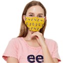 Cheeseburger Pattern Fitted Cloth Face Mask (Adult) View1