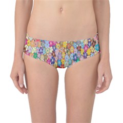 Floral Flowers Classic Bikini Bottoms by artworkshop