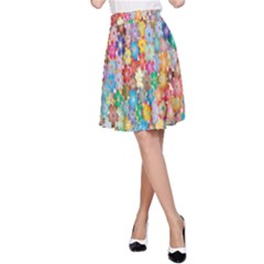 Floral Flowers A-line Skirt