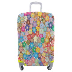 Floral Flowers Luggage Cover (medium) by artworkshop