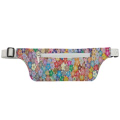 Floral Flowers Active Waist Bag