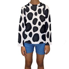 Texture Design Wallpaperpublic Kids  Long Sleeve Swimwear