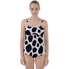 Texture Design Wallpaperpublic Twist Front Tankini Set