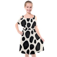 Texture Design Wallpaperpublic Kids  Cut Out Shoulders Chiffon Dress by artworkshop