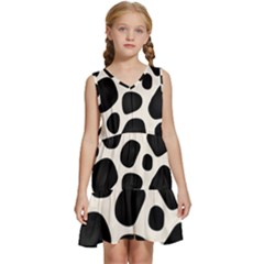 Texture Design Wallpaperpublic Kids  Sleeveless Tiered Mini Dress