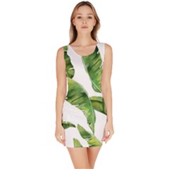 Sheets Tropical Plant Palm Summer Exotic Bodycon Dress by artworkshop