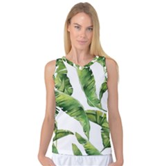 Sheets Tropical Plant Palm Summer Exotic Women s Basketball Tank Top by artworkshop