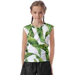 Sheets Tropical Plant Palm Summer Exotic Kids  Raglan Cap Sleeve Tee by artworkshop