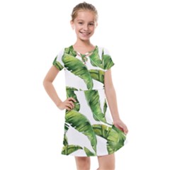 Sheets Tropical Plant Palm Summer Exotic Kids  Cross Web Dress by artworkshop