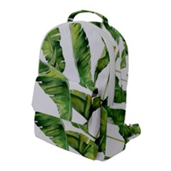 Sheets Tropical Plant Palm Summer Exotic Flap Pocket Backpack (large) by artworkshop