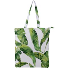 Sheets Tropical Plant Palm Summer Exotic Double Zip Up Tote Bag by artworkshop