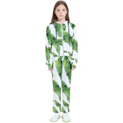 Sheets Tropical Plant Palm Summer Exotic Kids  Tracksuit by artworkshop