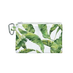 Sheets Tropical Plant Palm Summer Exotic Canvas Cosmetic Bag (small) by artworkshop