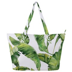 Sheets Tropical Plant Palm Summer Exotic Full Print Shoulder Bag by artworkshop