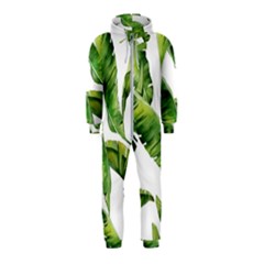 Sheets Tropical Plant Palm Summer Exotic Hooded Jumpsuit (kids) by artworkshop