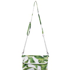Sheets Tropical Plant Palm Summer Exotic Mini Crossbody Handbag by artworkshop