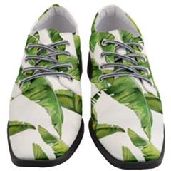 Sheets Tropical Plant Palm Summer Exotic Women Heeled Oxford Shoes by artworkshop