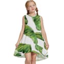 Sheets Tropical Plant Palm Summer Exotic Kids  Frill Swing Dress View1