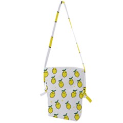 Pattern Lemon Texture Folding Shoulder Bag by artworkshop