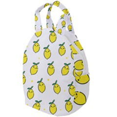 Pattern Lemon Texture Travel Backpacks by artworkshop