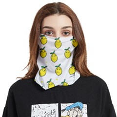 Pattern Lemon Texture Face Covering Bandana (two Sides)