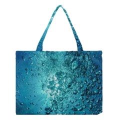 Bubbles Water Bub Medium Tote Bag by artworkshop