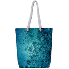 Bubbles Water Bub Full Print Rope Handle Tote (small) by artworkshop