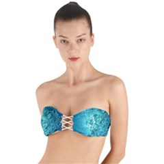 Bubbles Water Bub Twist Bandeau Bikini Top by artworkshop