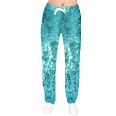 Bubbles Water Bub Women Velvet Drawstring Pants by artworkshop