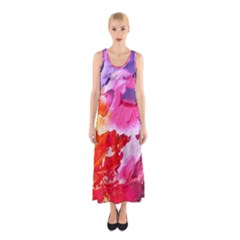Colorful Painting Sleeveless Maxi Dress by artworkshop