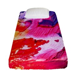 Colorful Painting Fitted Sheet (single Size) by artworkshop