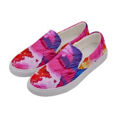 Colorful Painting Women s Canvas Slip Ons by artworkshop