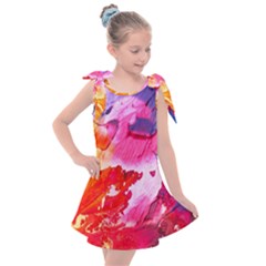 Colorful Painting Kids  Tie Up Tunic Dress by artworkshop