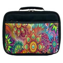 Mandalas Colorful Abstract Ornamental Lunch Bag by artworkshop