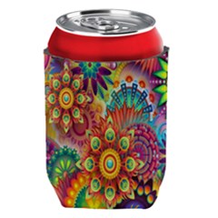 Mandalas Colorful Abstract Ornamental Can Holder by artworkshop