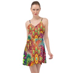 Mandalas Colorful Abstract Ornamental Summer Time Chiffon Dress by artworkshop