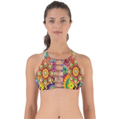 Mandalas Colorful Abstract Ornamental Perfectly Cut Out Bikini Top by artworkshop