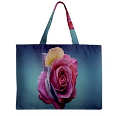 Rose Flower Love Romance Beautiful Zipper Mini Tote Bag by artworkshop