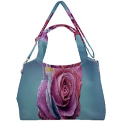 Rose Flower Love Romance Beautiful Double Compartment Shoulder Bag by artworkshop