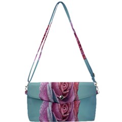 Rose Flower Love Romance Beautiful Removable Strap Clutch Bag by artworkshop