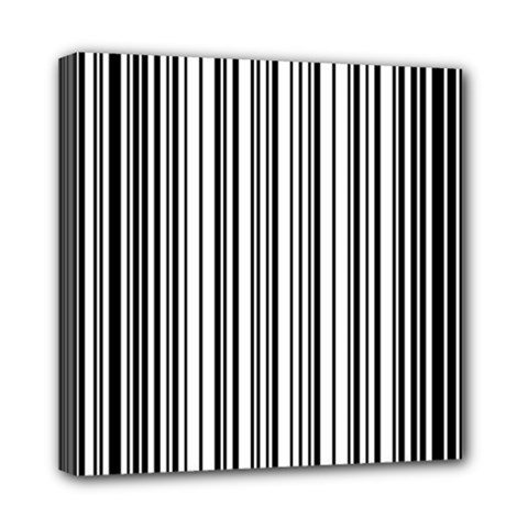 Barcode Pattern Mini Canvas 8  X 8  (stretched)