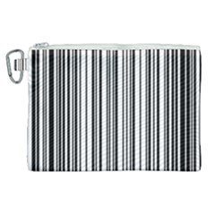 Barcode Pattern Canvas Cosmetic Bag (xl)