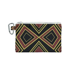 Abstract Pattern Geometric Backgrounds  Canvas Cosmetic Bag (small) by Eskimos