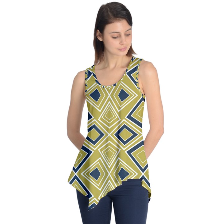 Abstract pattern geometric backgrounds   Sleeveless Tunic