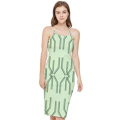 Abstract Pattern Geometric Backgrounds Bodycon Cross Back Summer Dress by Eskimos