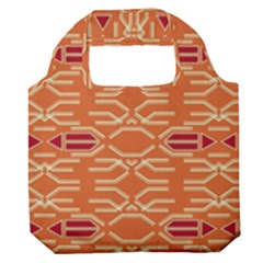 Abstract Pattern Geometric Backgrounds  Premium Foldable Grocery Recycle Bag by Eskimos